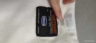 saco capazo Chicco azul celeste