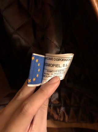 Chaqueta de piel hombre