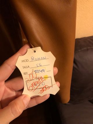 Chaqueta de piel hombre