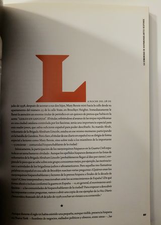 CONTRA EL FASCISMO: NUEVA YORK Y LA GUERRA CIVIL