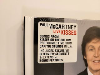 Paul McCartney.Live Kisses DVD+libro sin desmbalar
