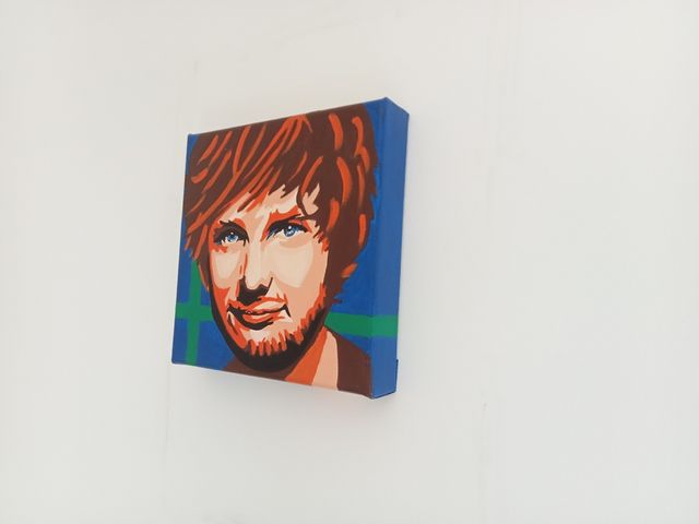Ed Sheran pop art Portrait