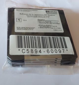 pack 5 floppys HP DeskJet 710c