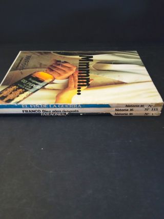 Lote de 3 revistas de historia