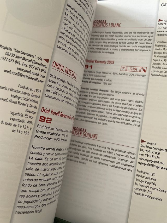 Libro Vivir El Vino La Guía 2009