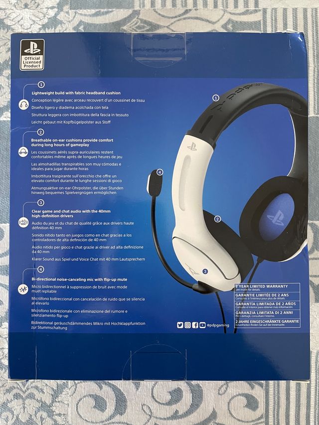 Auriculares PDPGAMING LVL40 PS4/PS5 NUEVOS