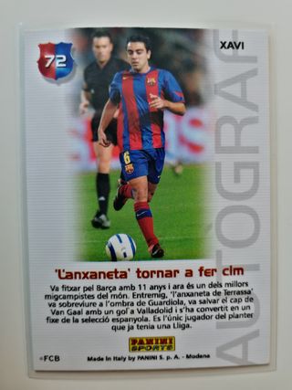 CROMO XAVI 72 BARÇA 2004 05 MEGACRACKS