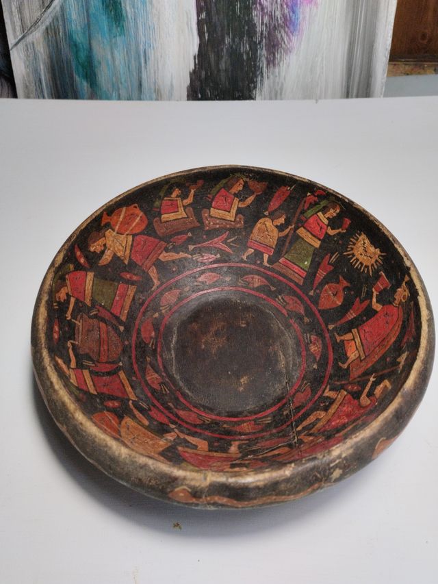 cuenco azteca en buen estado