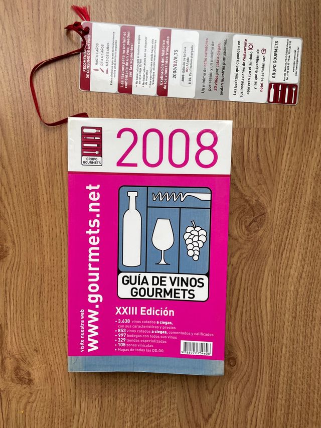 Libro Guía de Vinos Gourmets 2008
