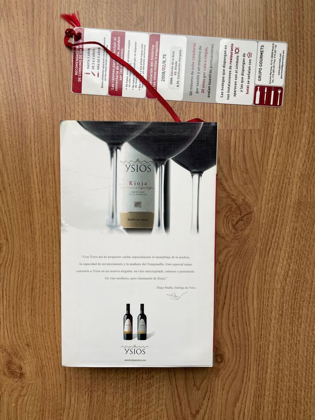 Libro Guía de Vinos Gourmets 2008