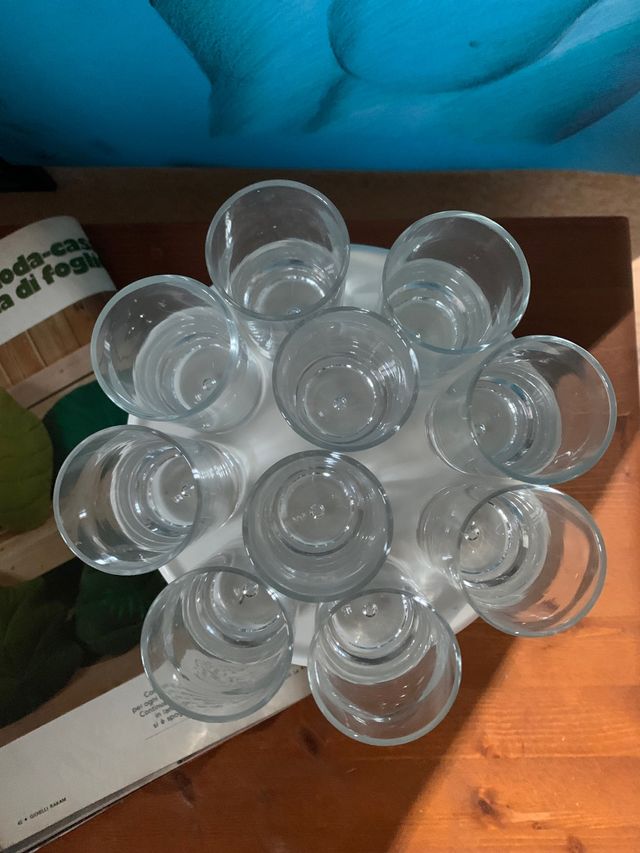 Set 10 bicchierini da liquore