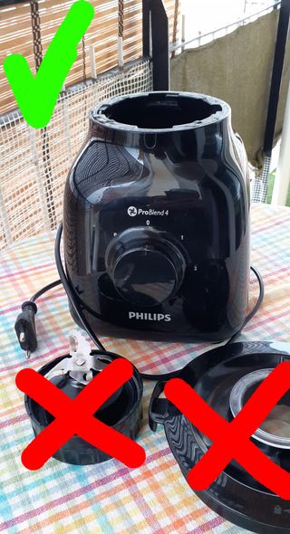 Batidora Philips ProBlend 4 (base y motor)