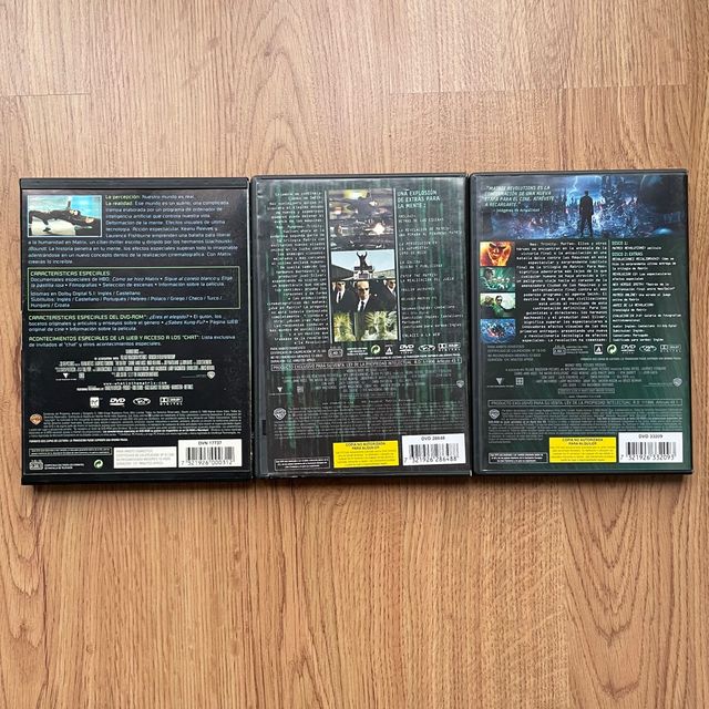 DVD Trilogía Matrix