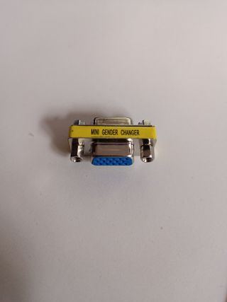 Adaptador para unir 2 cables VGA