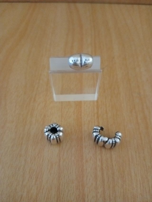 charm Pandora lote de 3 piezas