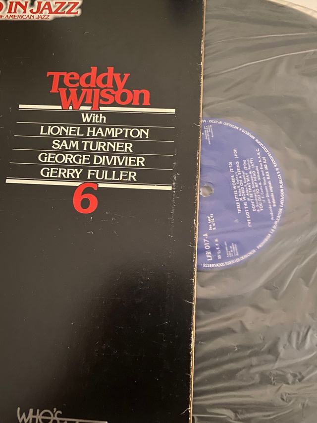 Disco Vinilo Jazz Teddy Wilson