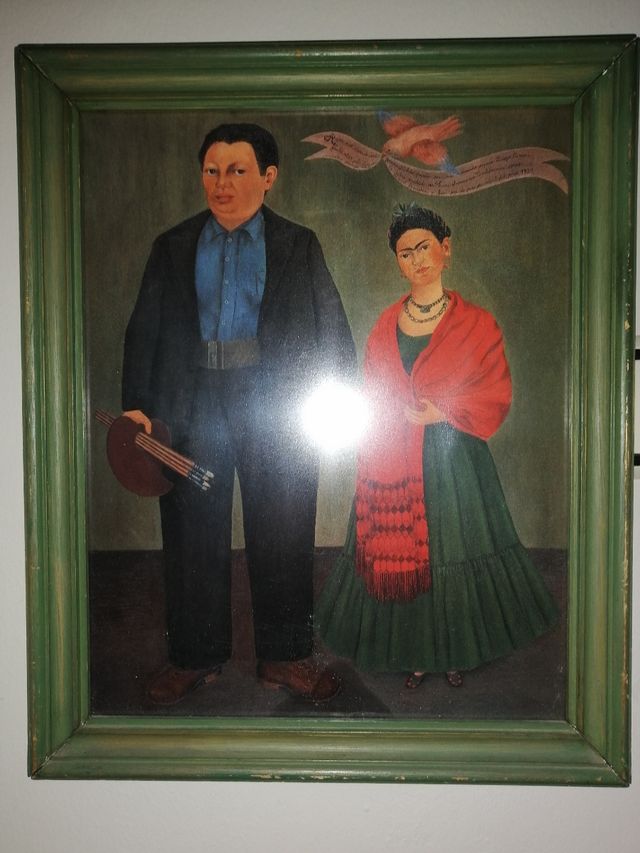 Cuadro de Frida Khalo y Diego Rivera