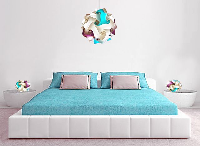 Set di LAMPADA DA SOFFITTO + 2 lampade da tavolo a LED