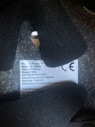 Casco patinete eléctrico o skate