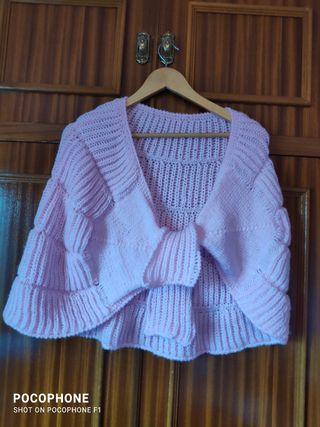 CAPAcortatalla. L. NUEVA LANA HECHA MANO con AGUJA