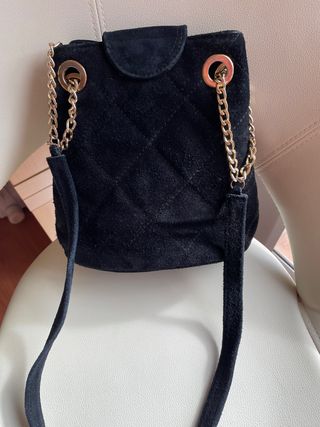 Bolso de ante, tipo sacó