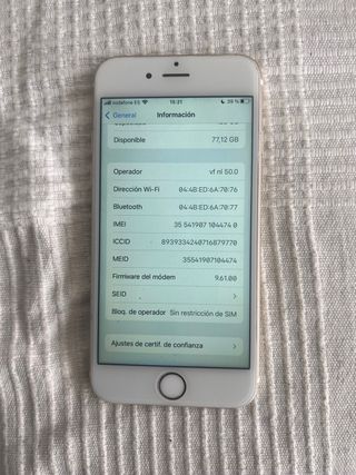 IPhone 6s 128 gb batería nueva, Malaga centro