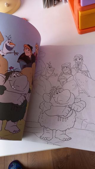 Libro de colorear Frozen 