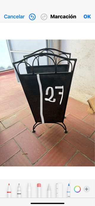 Paragüero metálico