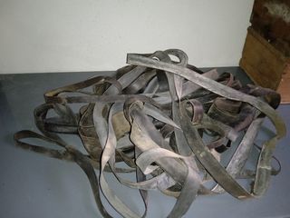 Mechas, bomba, faro, bicis varillas antiguas