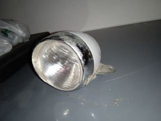 Mechas, bomba, faro, bicis varillas antiguas