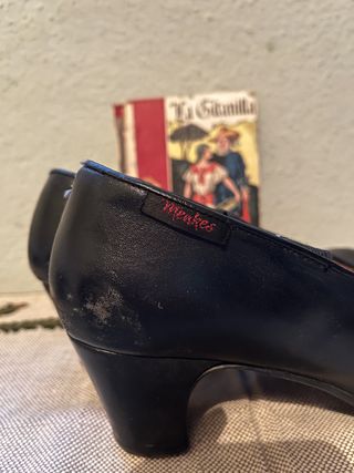 Zapatos piel flamenco