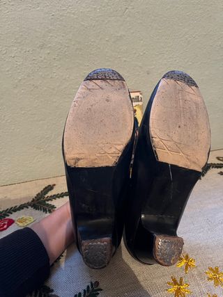 Zapatos piel flamenco