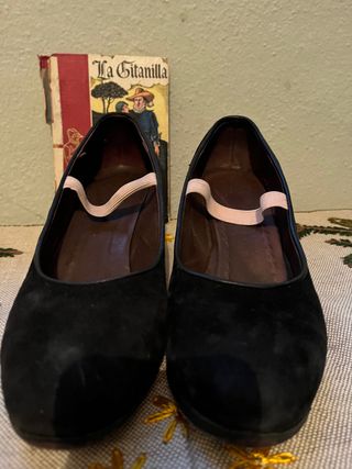 Zapatos tacón flamenco