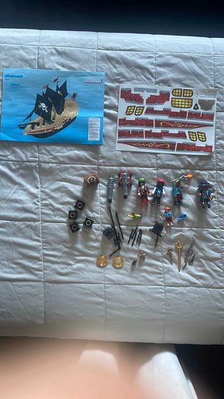 Barco Piratas Playmobile(CON CAJA)