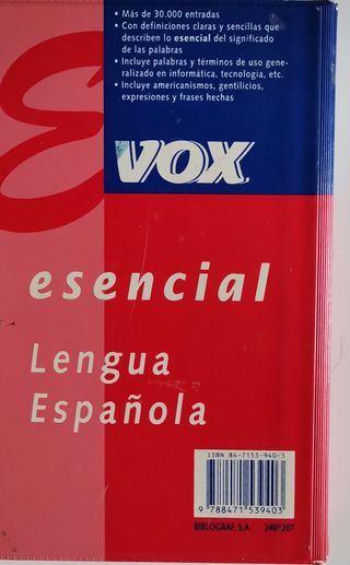 Diccionario Escolar Lengua Española