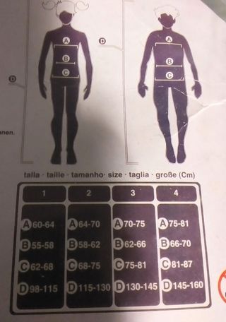 DISFRAZ HIPPIE TALLA S