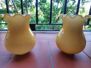 2 Tulipani Opalina anni '50 - Ambra - 24€ per 1 e 47€ per 2