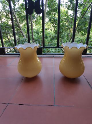 2 Tulipani Opalina anni '50 - Ambra - 24€ per 1 e 47€ per 2