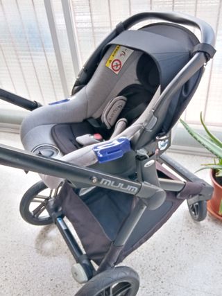 Carro de bebe de "JANE MUM" de tres piezas.