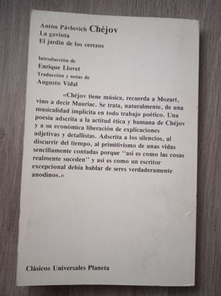 La gaviota. El jardín de los cerezos