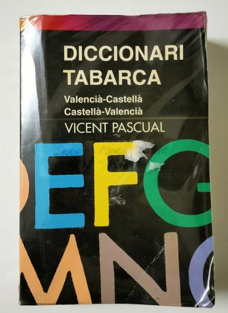 Diccionario Tabarca. Valenciano
