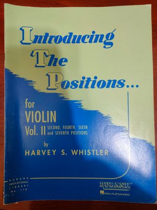Libros de violín y lenguaje musical de profesional