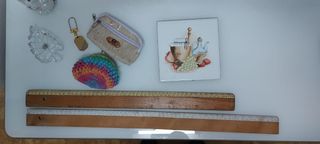 Nº 157.- Monederos, llaveros, cristal, azulejo