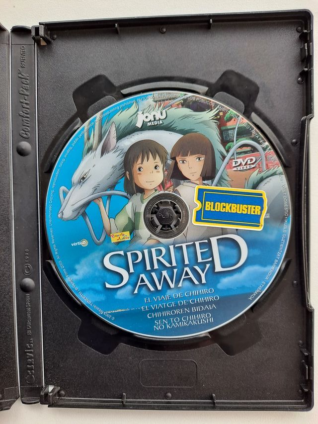 DVD El Viaje de Chihiro (Spirited Away)