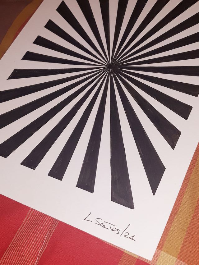 Op-Art, Lamina contemporânea original (A4)