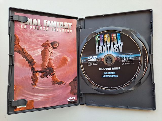 DVD Final Fantasy La Fuerza Interior