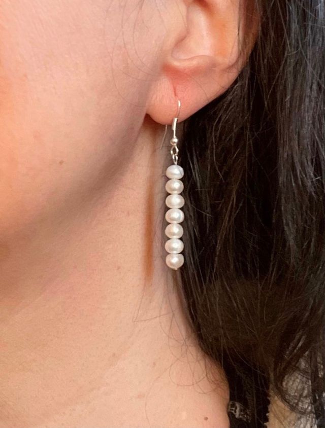 Conjunto“Queen Pearl.Perlas cultivadas,en turquesa