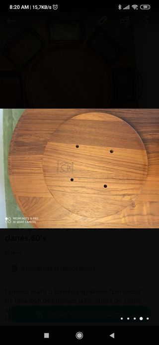 MESA CAMILLA ANTIGUA DE MADERA