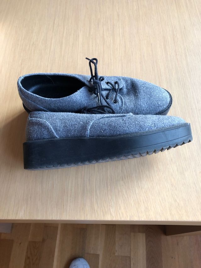 Zapatos Plataforma con cordones