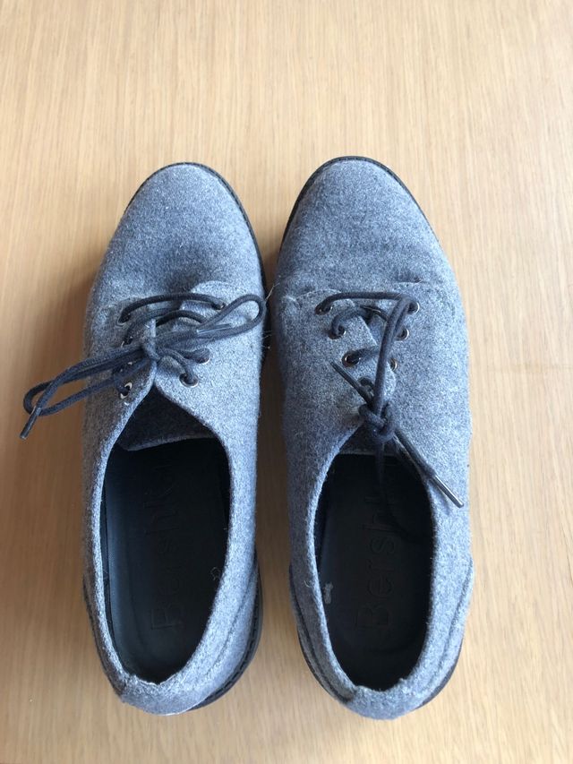 Zapatos Plataforma con cordones